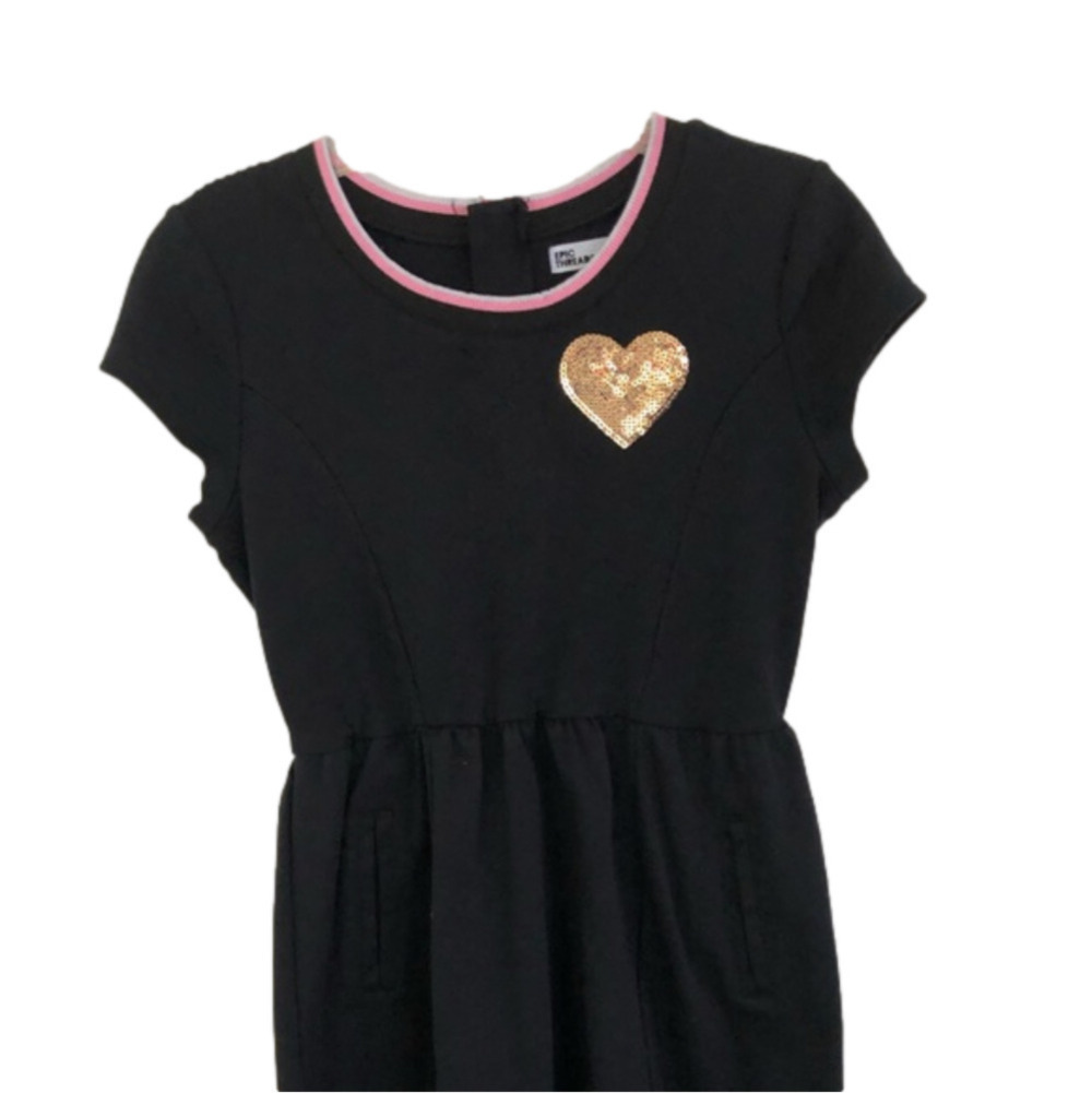 𝅺epic Threads Girls Dress Black